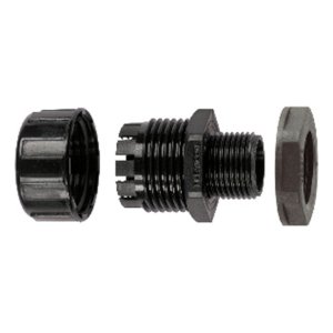 FITTING STRAIGHT NYLON BLK 16MM M16 FLEXICON MPC