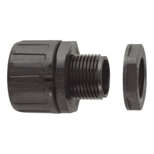 FITTING STRAIGHT NYLON BLK 34MM M32 FLEXICON FPA