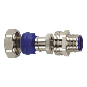 FITTING STRAIGHT NP BRASS 20MM M20 IP66-9 FLEXICON
