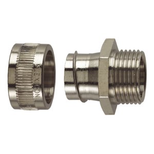 FITTING STRAIGHT FIXED NP BRASS 32MM M32 IP40 FLEXICON FU