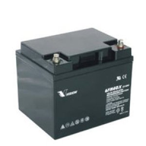 BATTERY 12V 40AH RND TERMINAL 6FM40 VISION VRLA