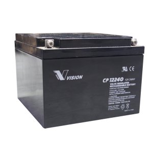 BATTERY 12V 24.0AH CP12240 VISION VRLA