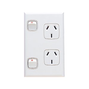 XLV777S HPM SOCKET SW DOUBLE VERT BLBL