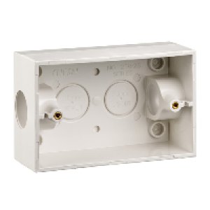 238/25 PVC MOUNT BOX CLIPSAL WHITE