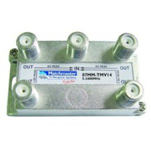 SPLITTER 4WAY POWER PASS 07MM-TMV14 LINCRAD PD104
