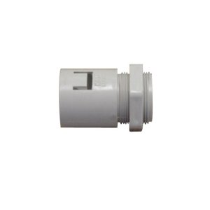 TERMINATOR STRAIGHT & LOCKNUT 32MM GRY ST2032