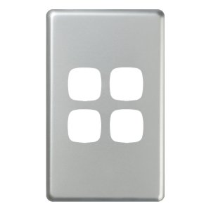 COVERPLATE MATT SILVER XL770/4PLMS HPM
