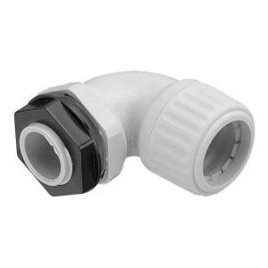 GLAND ANGLED 90DEG PVC 32MM GREY 279AC32GY