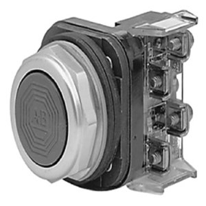 800TA2A P/BUTTON BLACK FLUSH 3MM AB