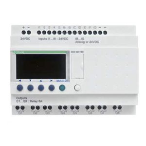 (I) ZELIO SR2B201FU 240VAC 20I/O RELAY+CLOCK