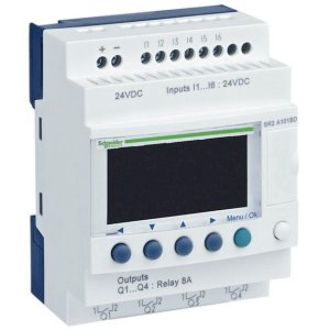 (I) ZELIO SR2A101BD 24VDC 10I/O RELAY OUTPUT