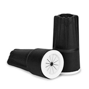 WIRE CONNECTOR BLK/WHT 0.34-4.0MM (EA) 61135 DRYCONN