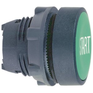 PUSHBUTTON HEAD FLUSH GREEN START ZB5AA333 TELE