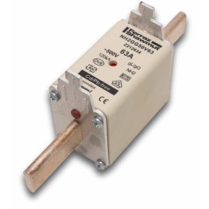 FUSELINK DIN 63A NH2 (63NHG02B) 500V 120KA BUSSMAN 689548