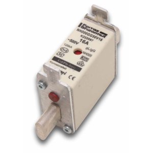 FUSELINK DIN 16A NH000 (16NHG000B) 500V 120KA BUSSMAN 690317