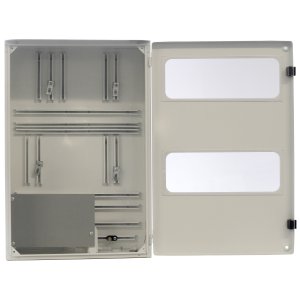 METER BOX OUTDOOR DCB1S WINDOW DOOR BK WIRED 10119