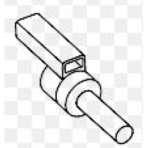 PIN TERMINAL SPARK 710/15 PER EACH 10X1.5MM DIAM RED 424328