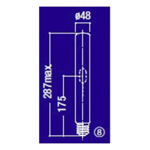 *POA* 25040 EYE NHT400/I LAMP HPS 400W GES E40