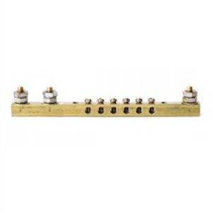 BUSBAR 6WAY 3STUD 9.5MM PITCH 30063