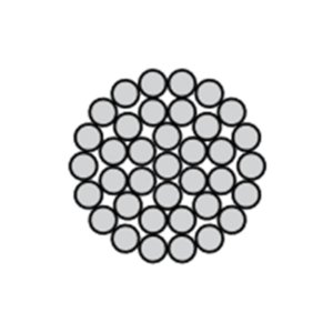 *POA* 3478 CABLE ALUM AERIAL CHLORINE 34.4MM 7/2.50