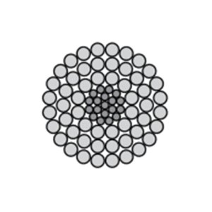 1974 CABLE ALUM AERIAL CONDUCTOR BARE SQUIRREL 6/2.11