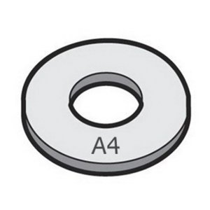 WASHER FLAT M10 X 21 FLAT WASHER 316 S/S WFS610*20