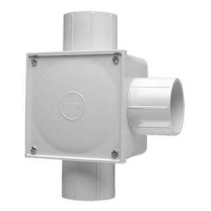 (I) JUNCTION BOX SQ 3WAY PVC 50MM GREY 252/50/3GY 53.50G