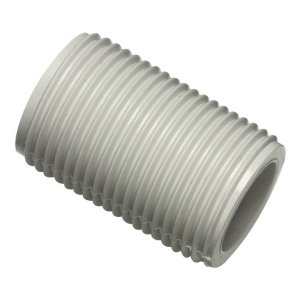 (I) NIPPLE SCREWED PVC 25MM GREY 243/25GY 06.25G