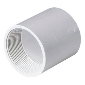 (I) COUPLING PLAIN/SCREWED PVC 40MM GREY 258/40GY 04.40G
