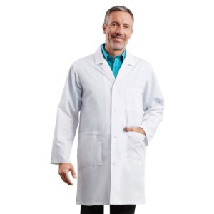 COAT UNISEX CLASSIC LAB H132ML WHT 2XL