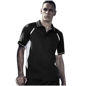 POLO MENS RENEGADE P700MS BLK/WHT/SLV XL