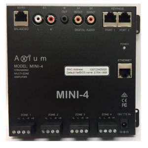 AMPLIFIER 4 POWERED ZONES AXMINI4 AXIUM