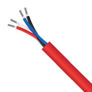 CABLE FIRE RATED 4C 1.5MM 450/750V RED BFR4C1.5 MASER