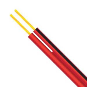 CABLE AUTO 2C 1.13MM F8 RED/BLACK MASAFE216030 100M MASER
