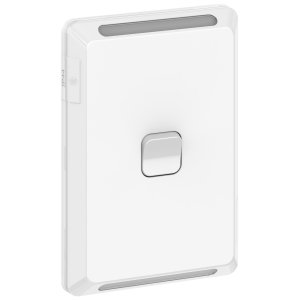 SWITCH VERT IP44 1G 20A/16AX 250V XW PDLP381VWP-XW PDL PRO