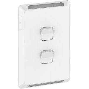 SWITCH VERT 2G 20A/16AX 250V XW PDLP382-XW PDL PRO