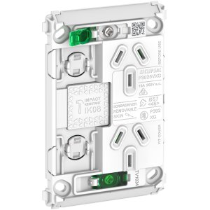GRID SOCKET SW VERT TWIN 10A 250V PDLP392G PDL PRO