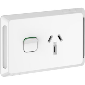 SOCKET SW HORIZ SINGLE 15A 250V XW PDLP394-15-XW PDL PRO