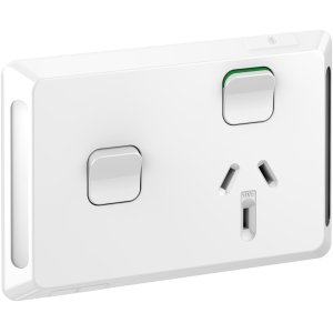 SOCKET SW 10A HORIZ SINGLE 1EX 20A SW 250V XW PDL PRO