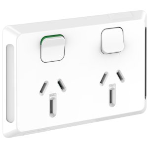 SOCKET SW HORIZ TWIN 15A 250V XW PDLP395-15-XW PDL PRO