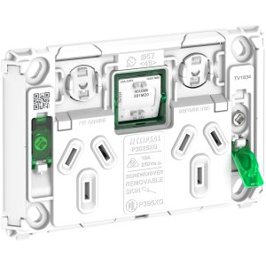 GRID SOCKET SW 10A HORIZ TWIN 1EX 20A SW 250V PDL PRO