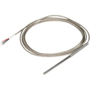 TEMP PROBE PT100 3M LEAD 0 TO +400C IP40 S/S VEMER