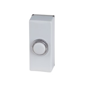 BELL PUSH 0-24VDC QUASAR WHITE LIT CHM0179