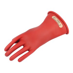 GLOVE LV EN/IEC CL00 500V 11IN RED STR-CUFF SZ10.5