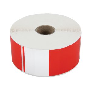 TAGS RED PAT FOR ZEBRA 2824 (500PC ROLL)