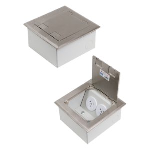 FLOORBOX SS 2POWER SHALLOW VYNCO