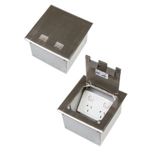 FLOORBOX SQUARE SS 2POWER VYNCO