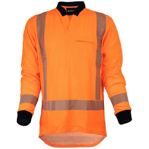 POLO TTMC-W17 (X) SEG TAPE LW L/S ORA 243011OX-2XL