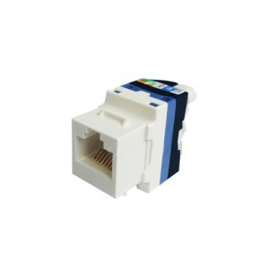 (I) CONNECTOR RJ45 LCS CAT6 UTP KEYSTONE LCS WHITE 033161
