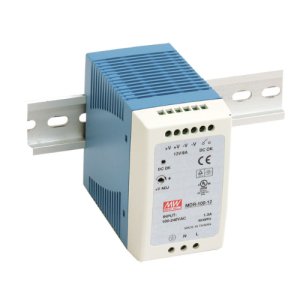 POWER SUPPLY DIN RAIL 100W 4A 24VDC